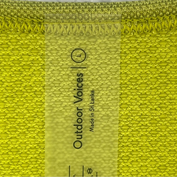 Outdoor Voices Men’s Green Apple Seamless Pique Tank Top Size Large - Picture 9 of 12